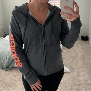 Adidas zip up hoodie.